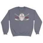Unisex Small Dark Ash Crewneck Sweatshirt