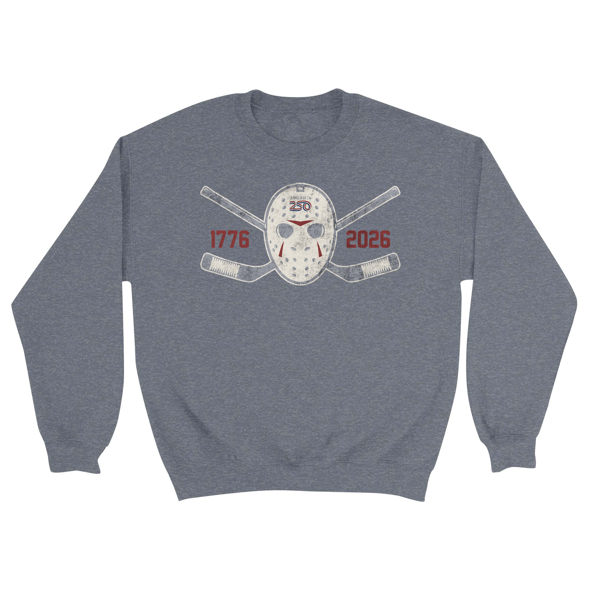Unisex Small Dark Ash Crewneck Sweatshirt