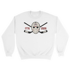 Unisex Small White Crewneck Sweatshirt