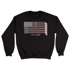 Unisex Small Black Crewneck Sweatshirt