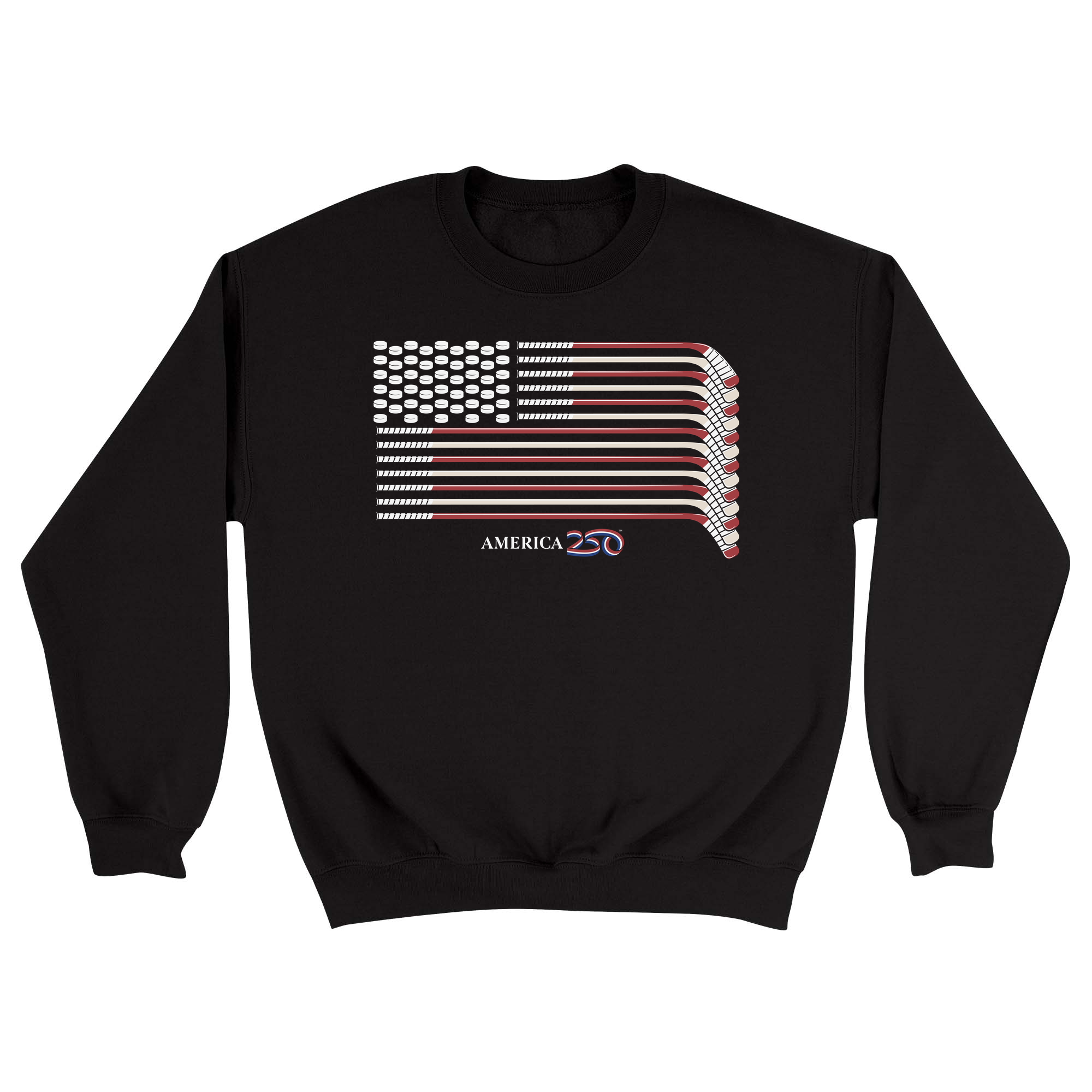 Unisex Small Black Crewneck Sweatshirt