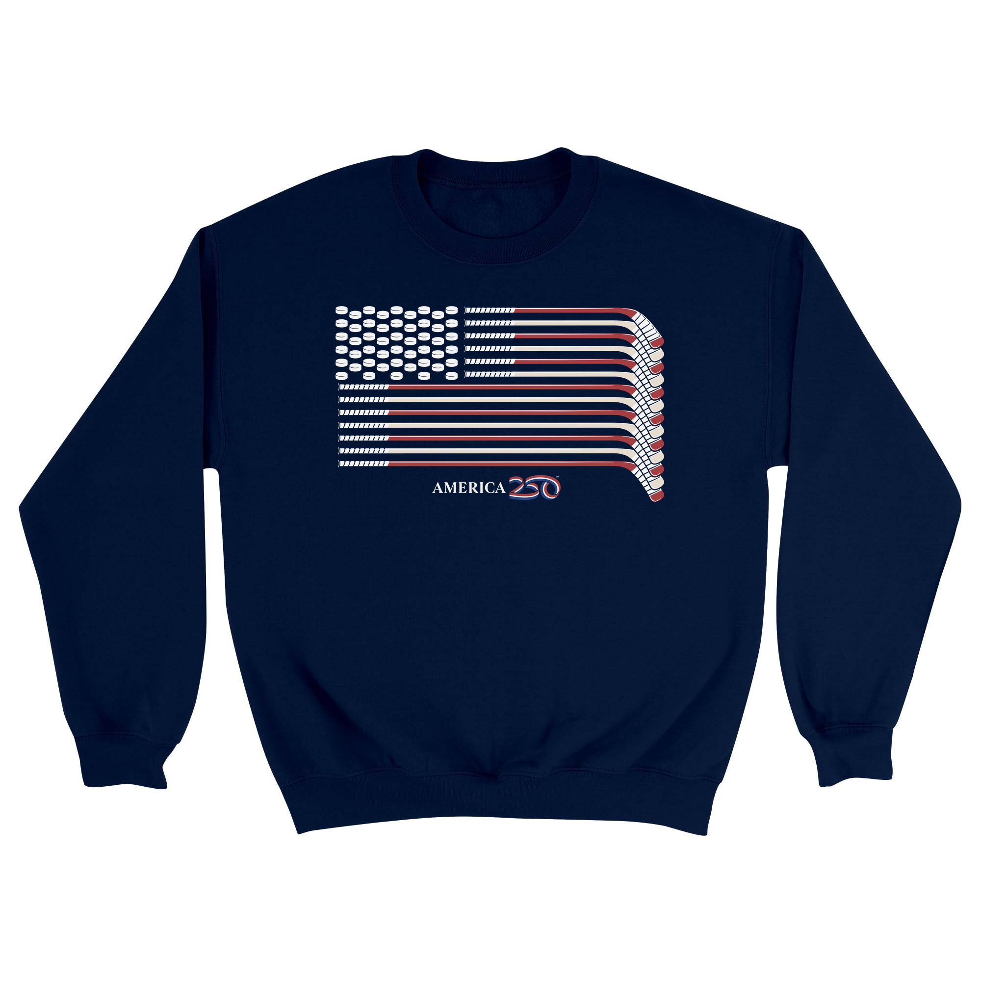 Unisex Small Navy Crewneck Sweatshirt