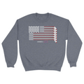 Unisex Small Dark Ash Crewneck Sweatshirt