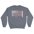 Unisex Small Dark Ash Crewneck Sweatshirt