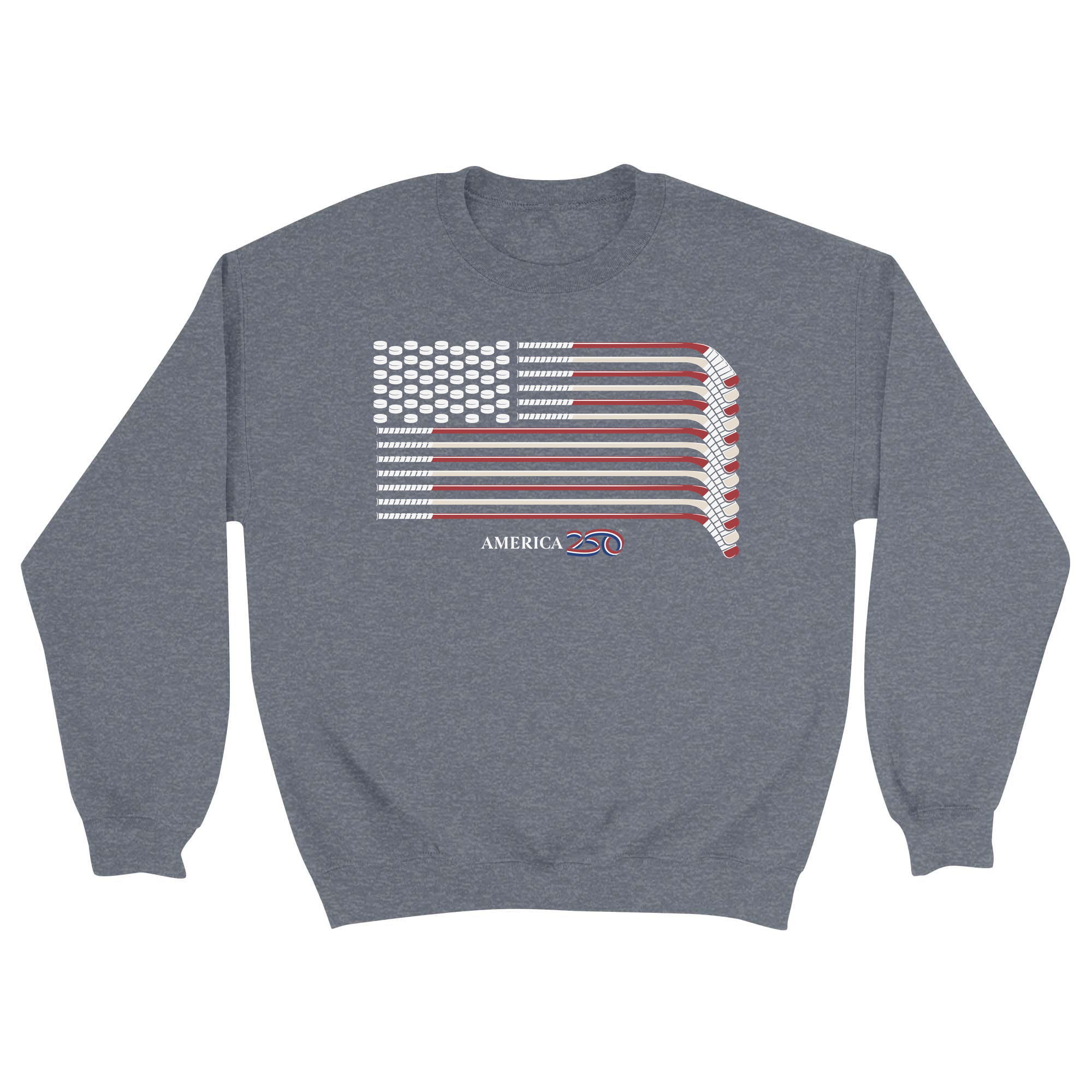 Unisex Small Dark Ash Crewneck Sweatshirt