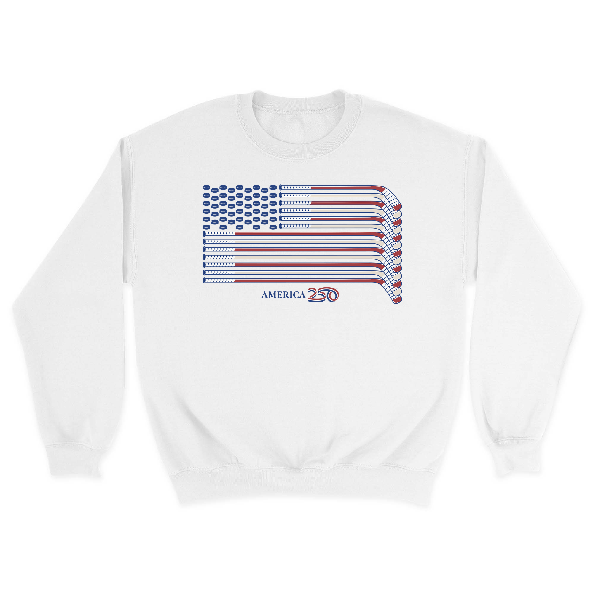 Unisex Small White Crewneck Sweatshirt