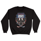 Unisex Small Black Crewneck Sweatshirt