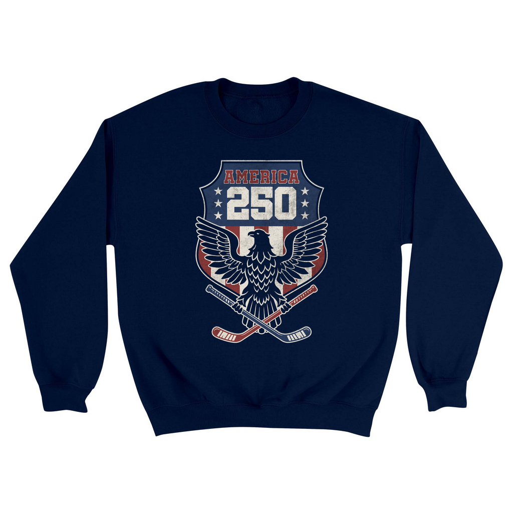 Unisex Small Navy Crewneck Sweatshirt