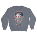 Unisex Small Dark Ash Crewneck Sweatshirt