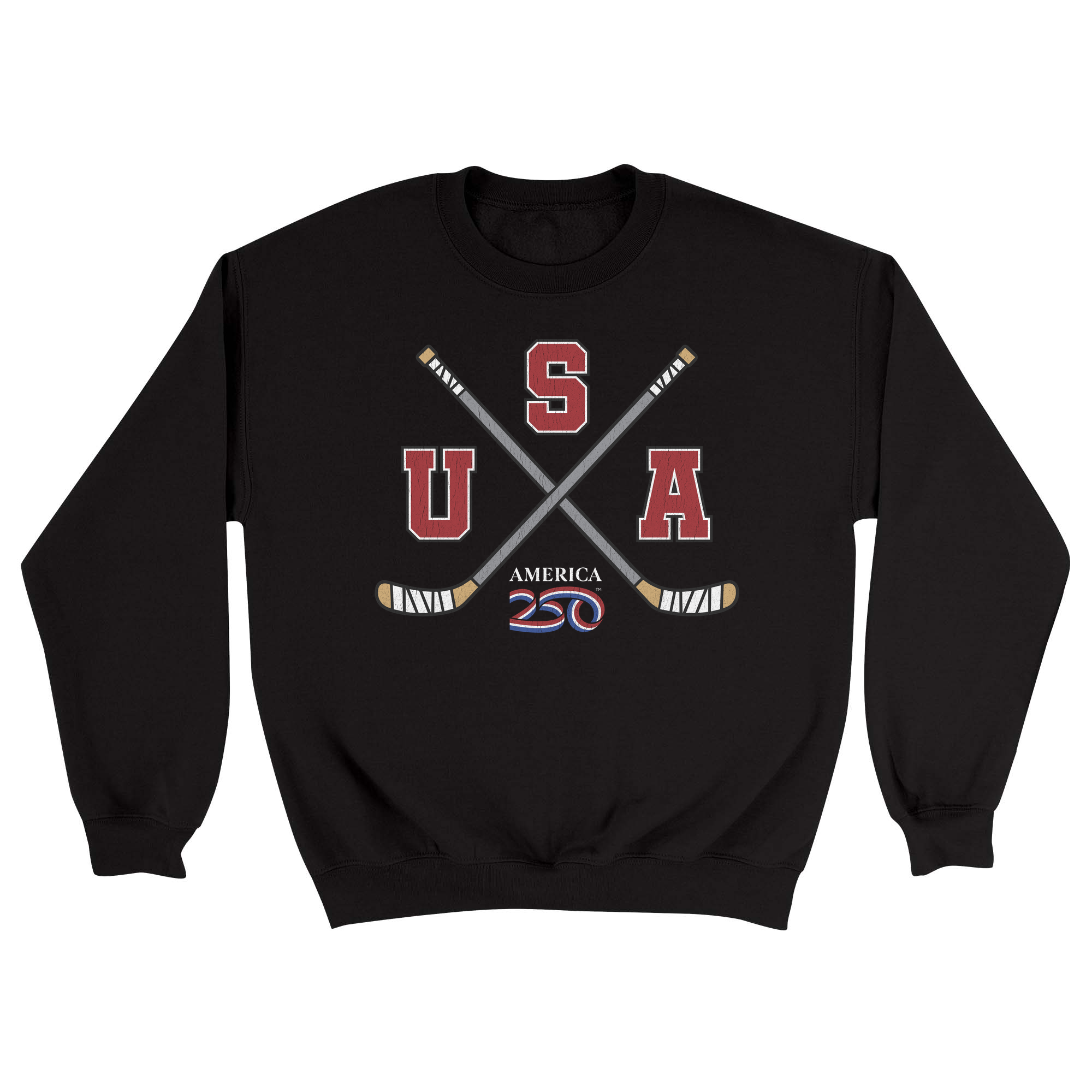 Unisex Small Black Crewneck Sweatshirt