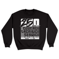 Unisex Small Black Crewneck Sweatshirt