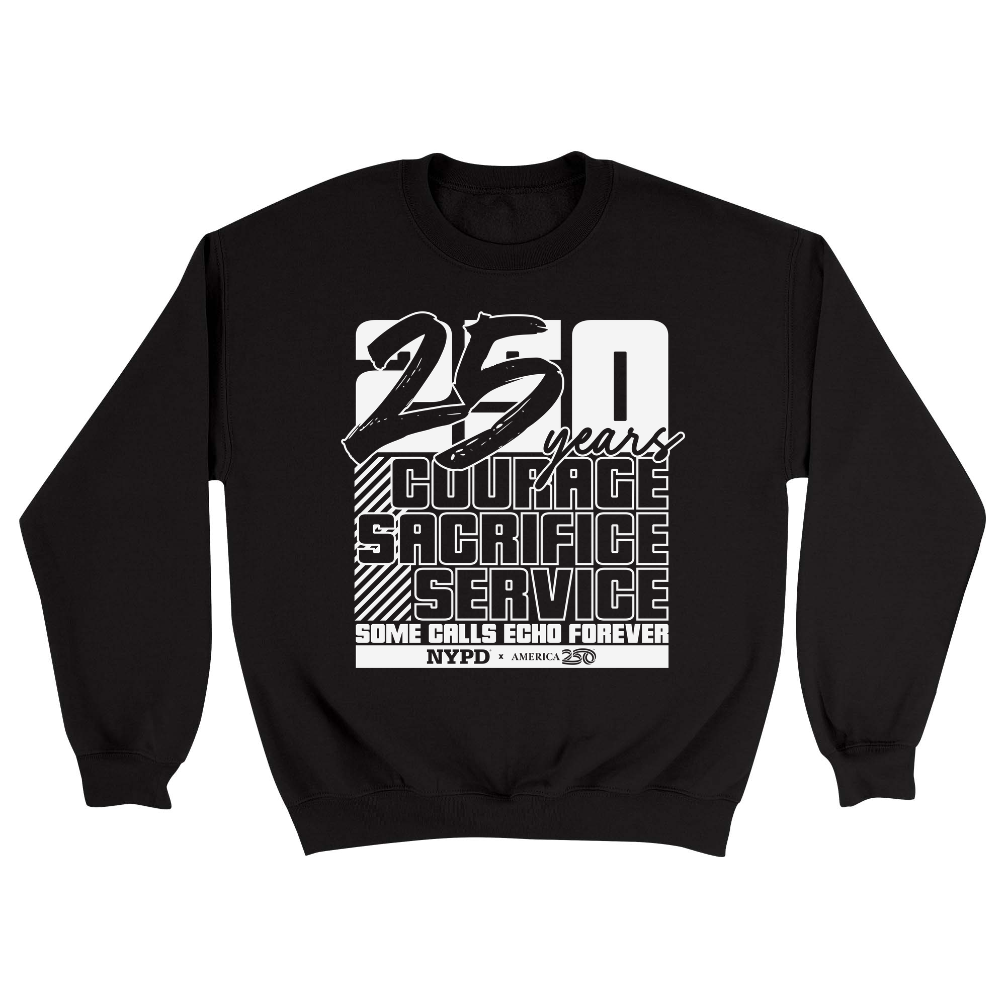 Unisex Small Black Crewneck Sweatshirt