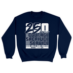 Unisex Small Navy Crewneck Sweatshirt