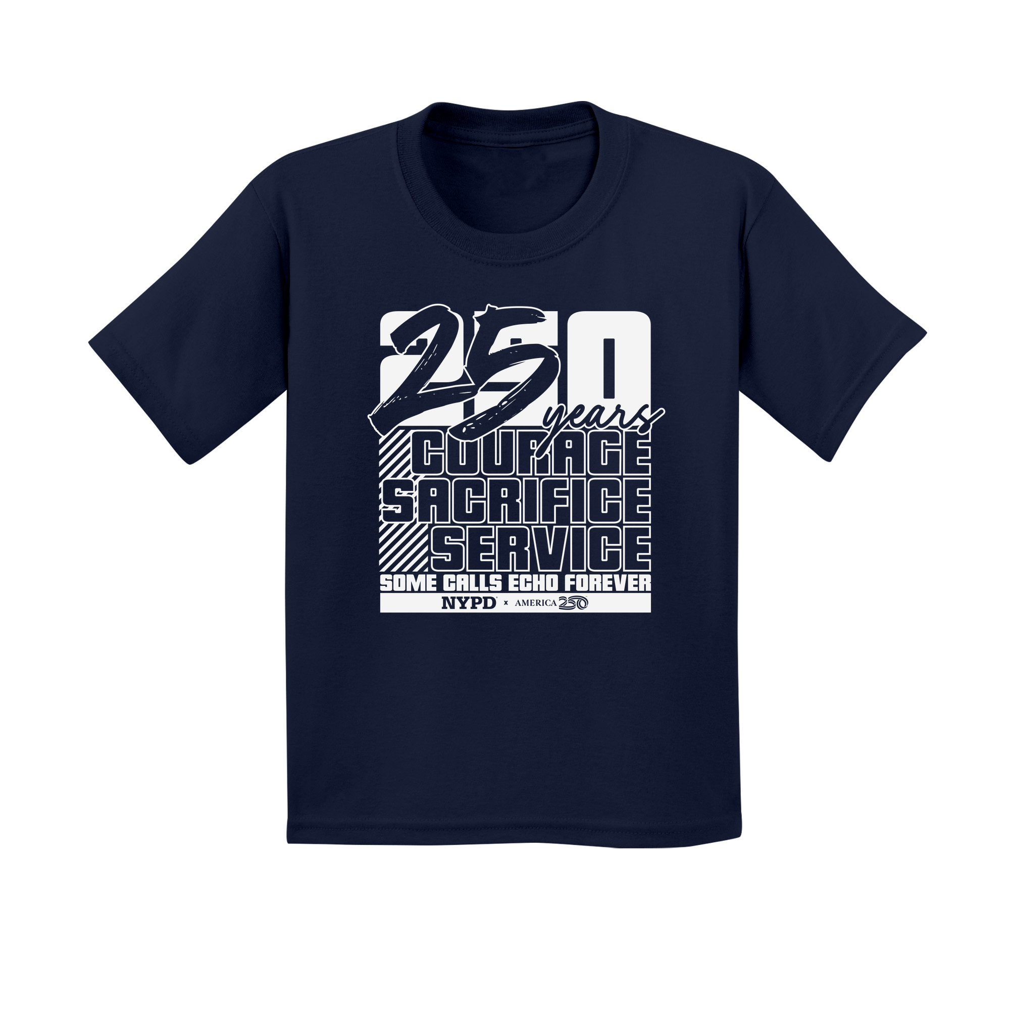 Kids Small Navy Style_T-Shirt
