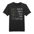 Mens Small Black Short Sleeve Tee