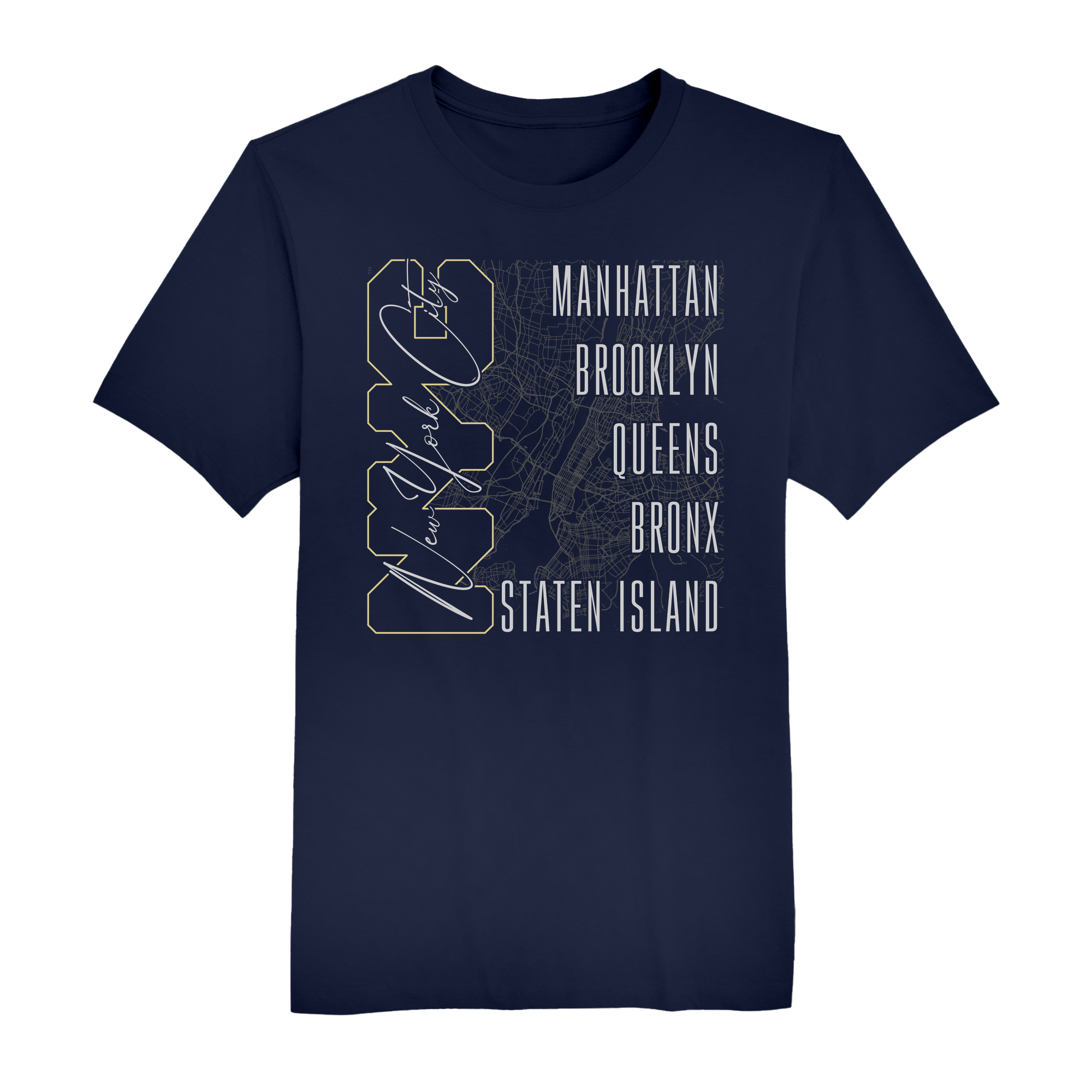 Mens Small Navy Short Sleeve Tee