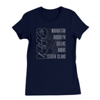 Womens Small Navy Women's Short Sleeve Tee