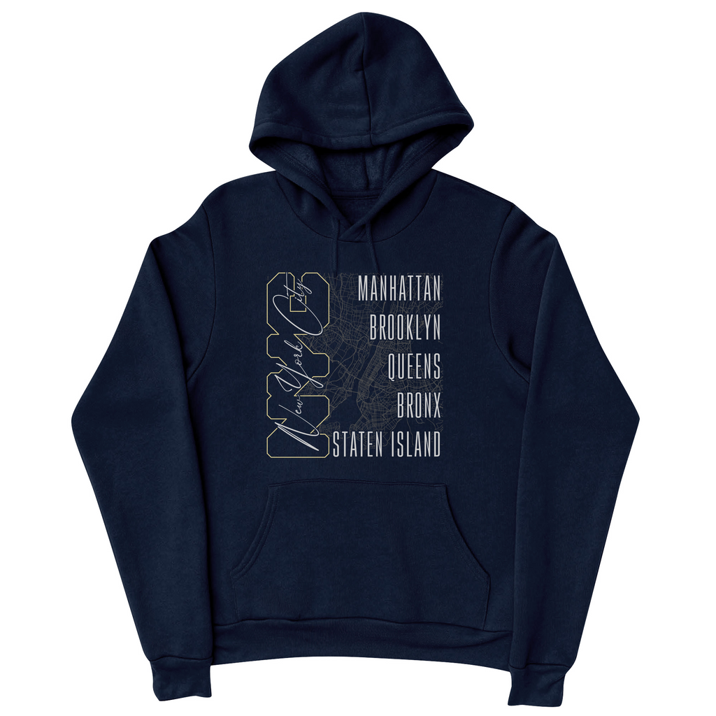 Mens Small Navy Style_Hoodie