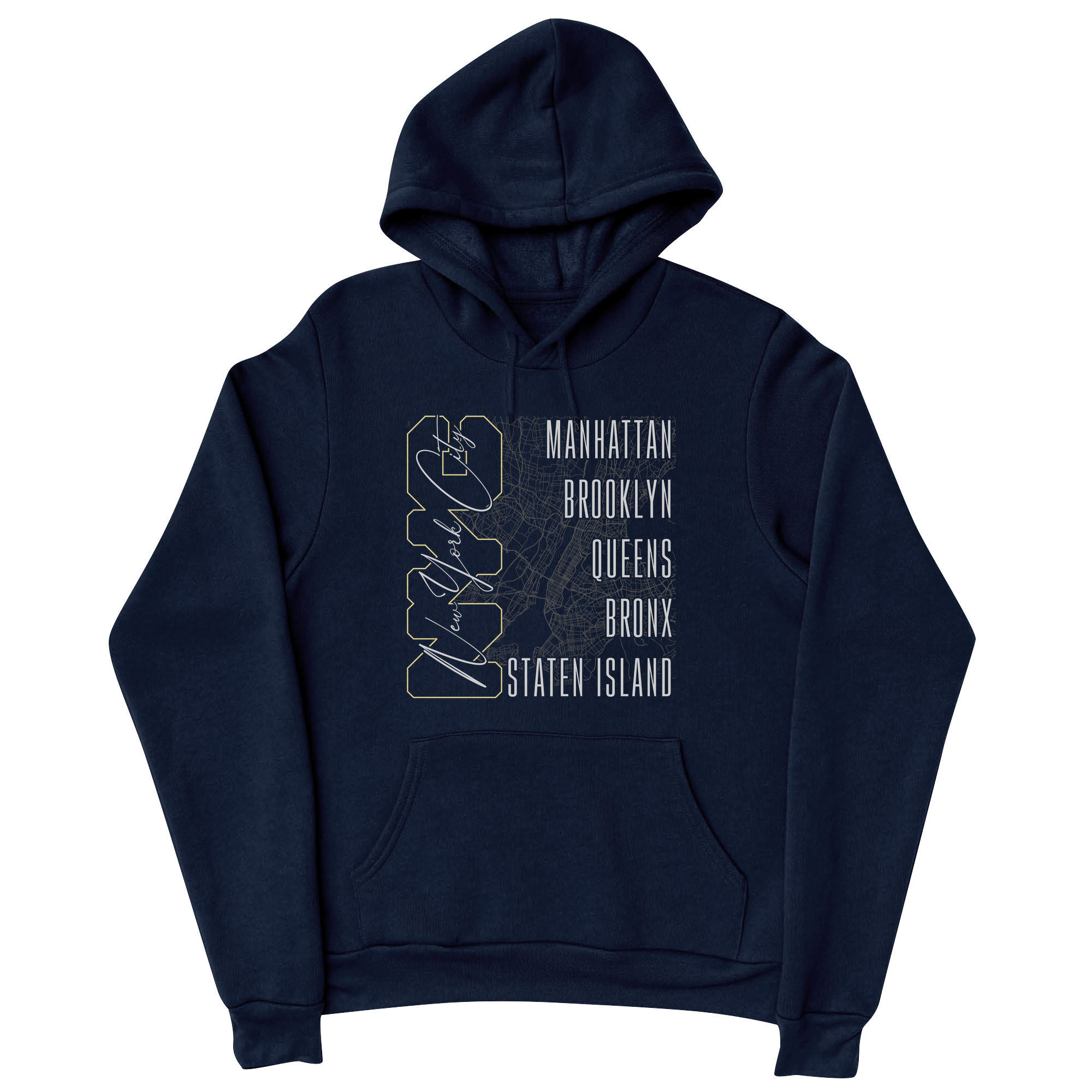 Mens Small Navy Style_Hoodie