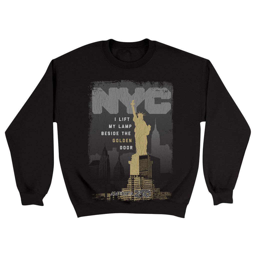 Unisex Small Black Crewneck Sweatshirt