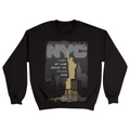Unisex Small Black Crewneck Sweatshirt
