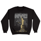 Unisex Small Black Crewneck Sweatshirt