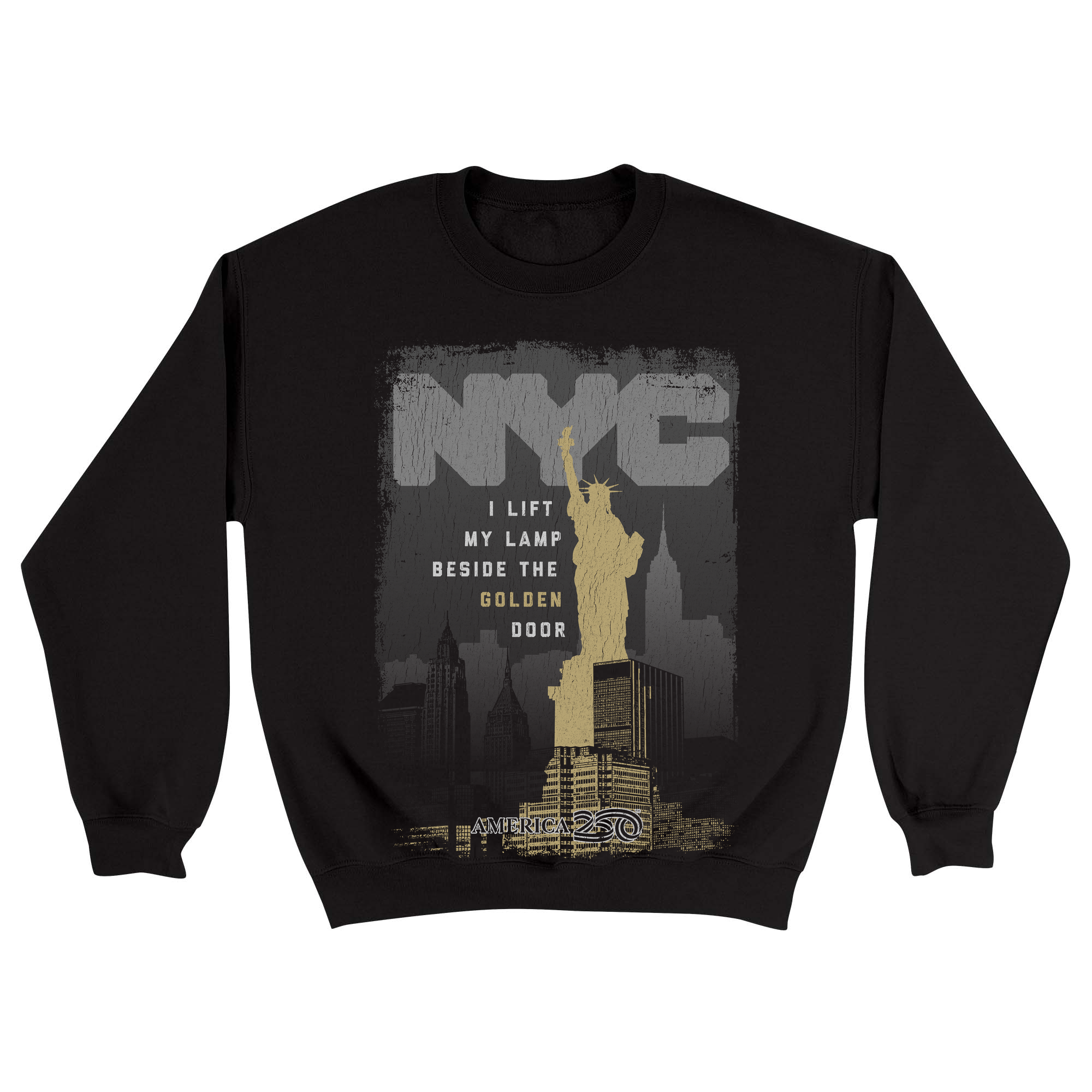 Unisex Small Black Crewneck Sweatshirt
