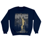 Unisex Small Navy Crewneck Sweatshirt