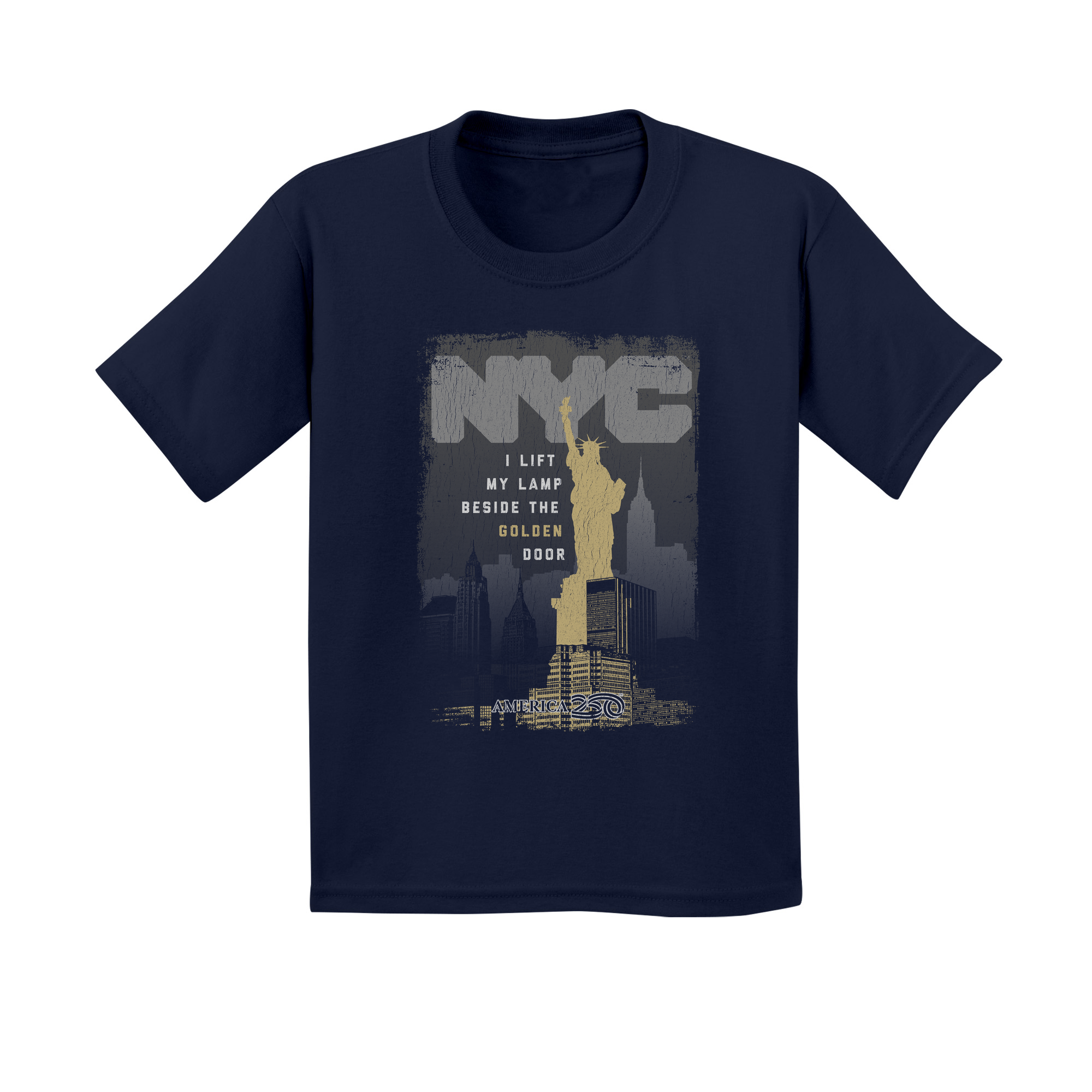 Kids Small Navy Style_T-Shirt
