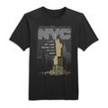 Mens Small Black Short Sleeve Tee