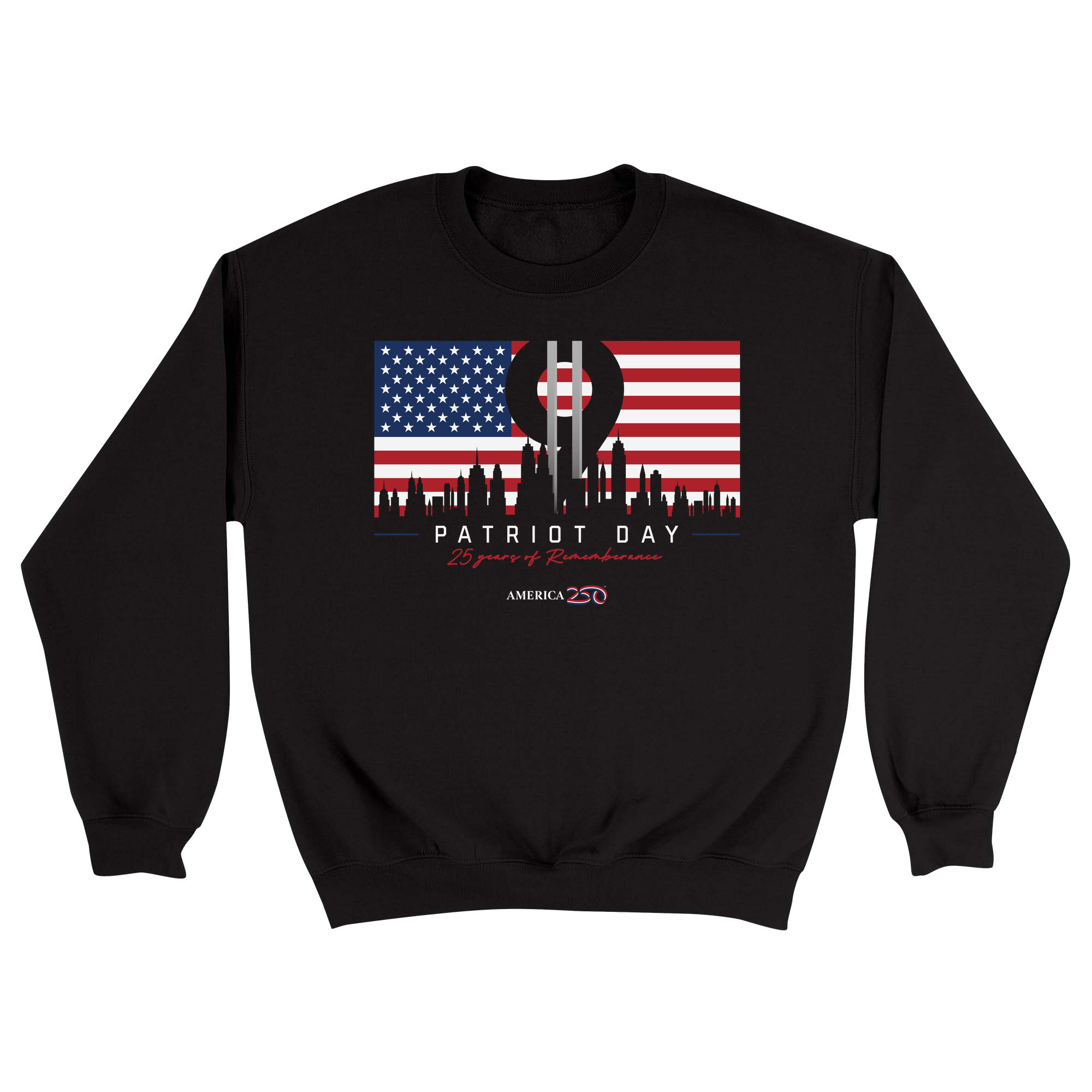 Unisex Small Black Crewneck Sweatshirt
