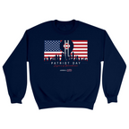 Unisex Small Navy Crewneck Sweatshirt