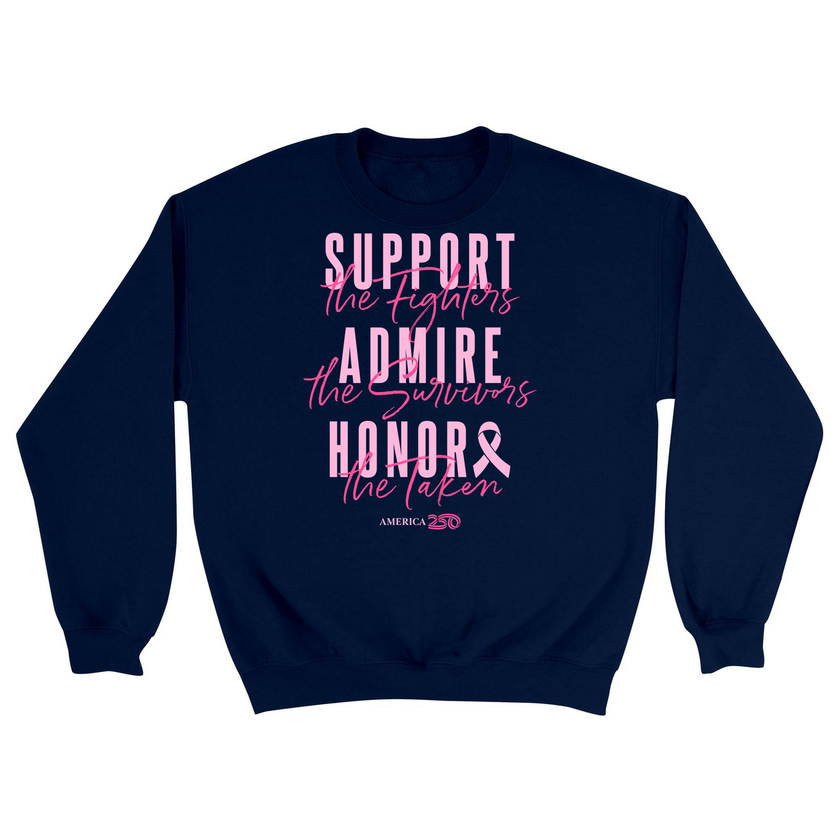 Unisex Small Navy Crewneck Sweatshirt