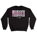 Unisex Small Black Crewneck Sweatshirt