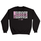 Unisex Small Black Crewneck Sweatshirt