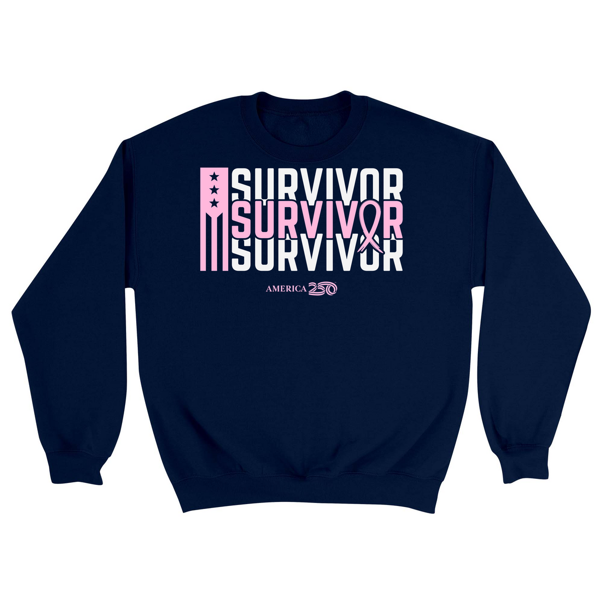 Unisex Small Navy Crewneck Sweatshirt
