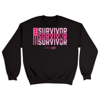 Unisex Small Black Crewneck Sweatshirt