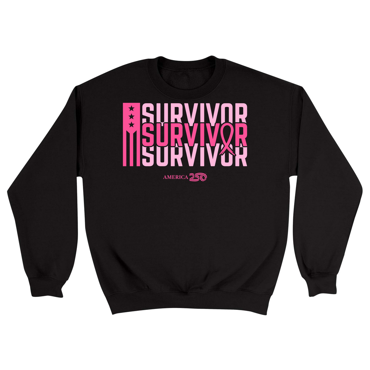 Unisex Small Black Crewneck Sweatshirt