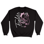 Unisex Small Black Crewneck Sweatshirt