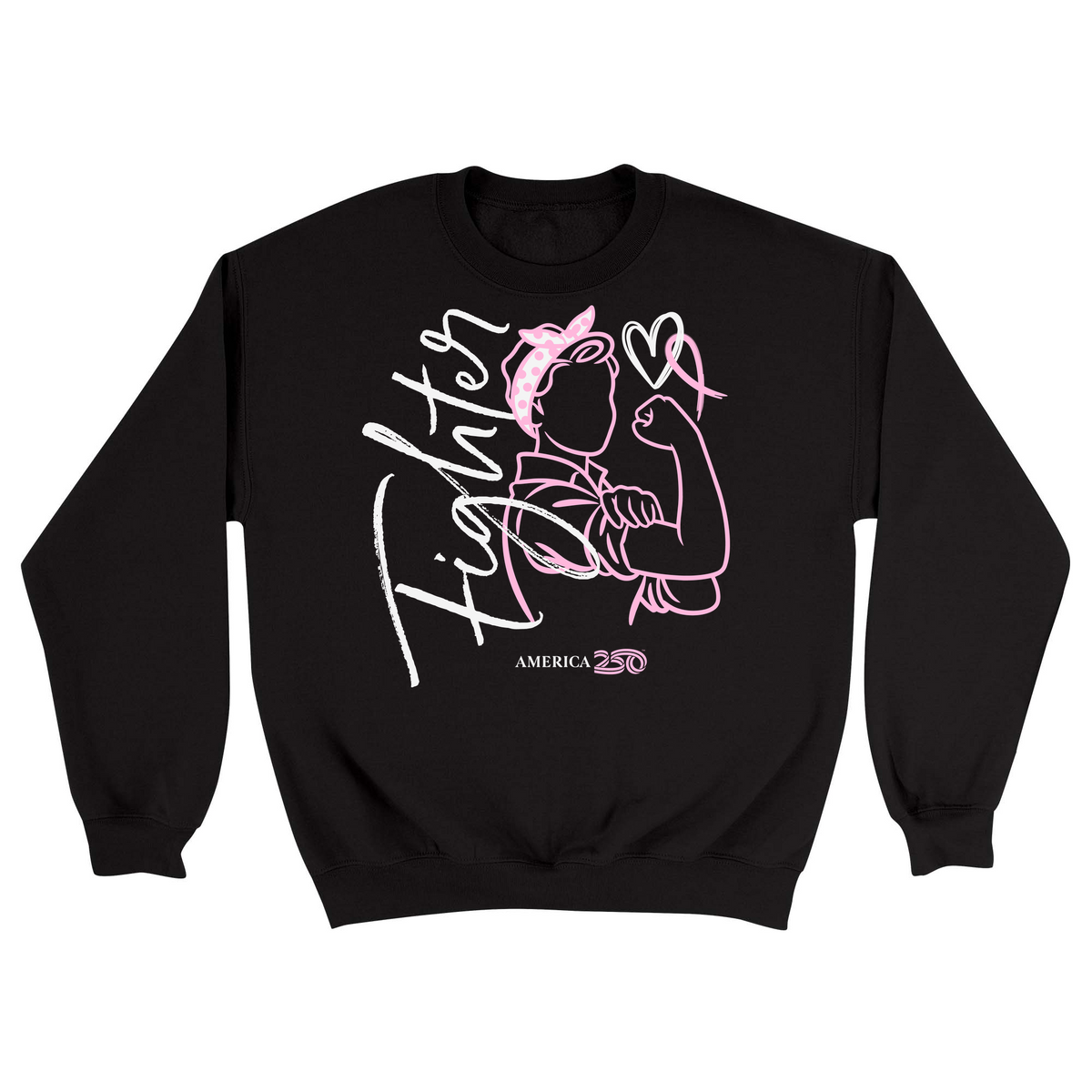 Unisex Small Black Crewneck Sweatshirt