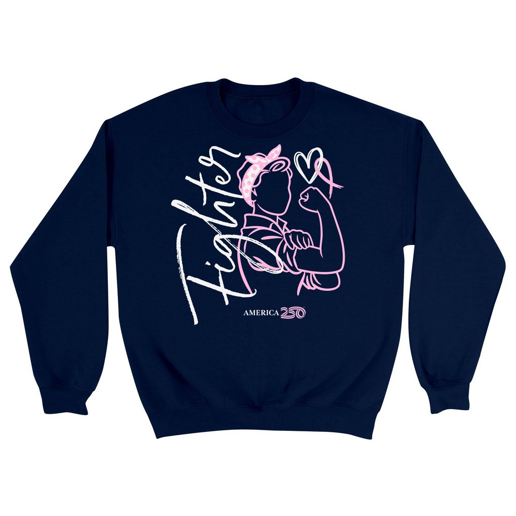 Unisex Small Navy Crewneck Sweatshirt