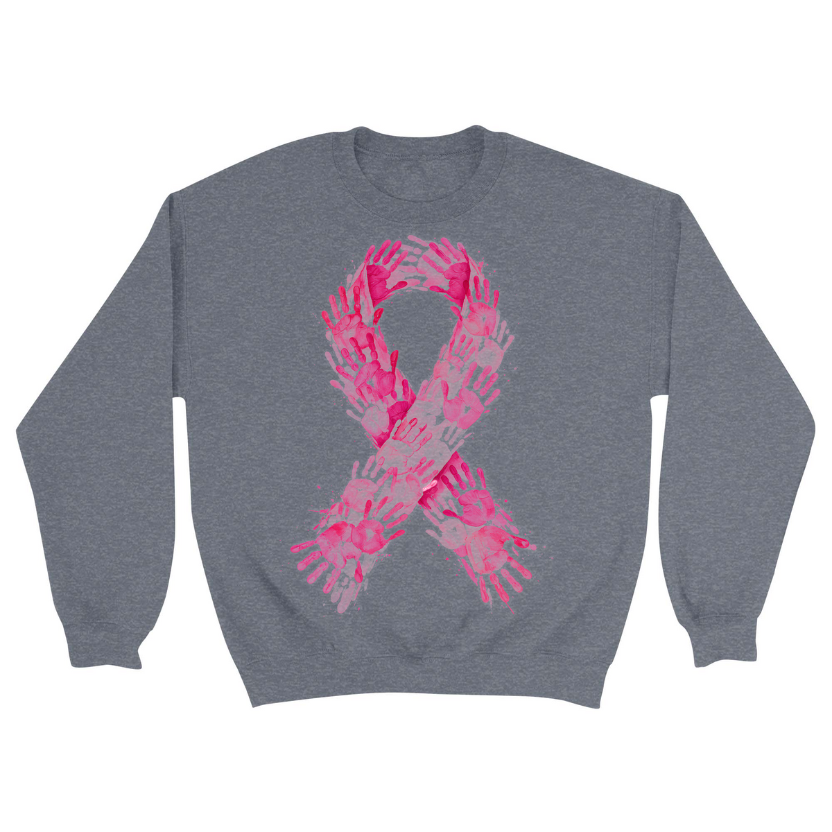 Unisex Small Dark Ash Crewneck Sweatshirt