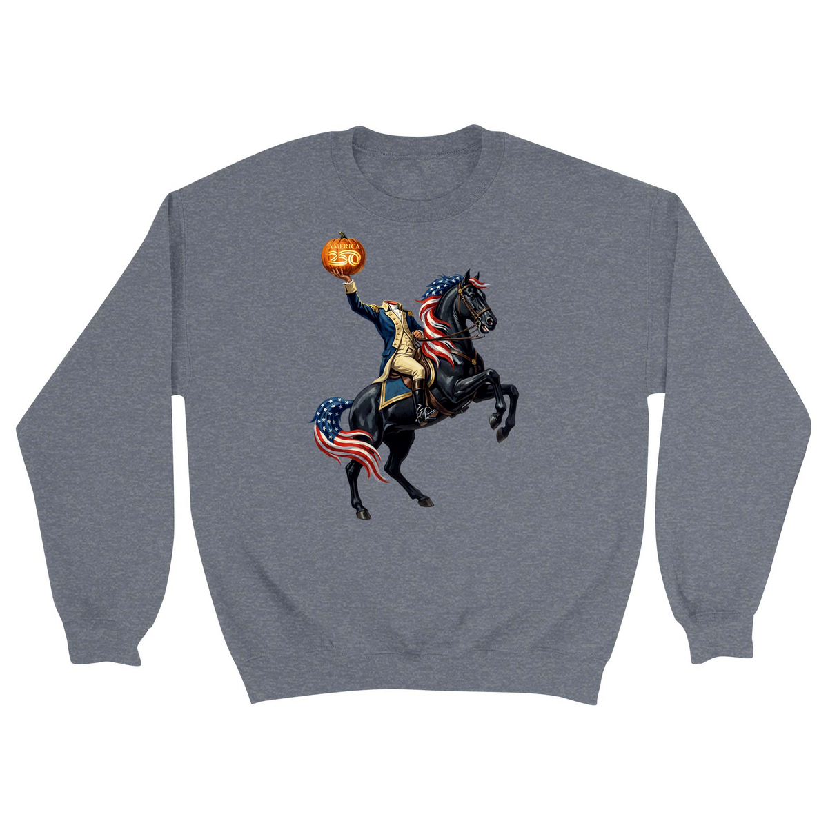 Unisex Small Dark Ash Crewneck Sweatshirt
