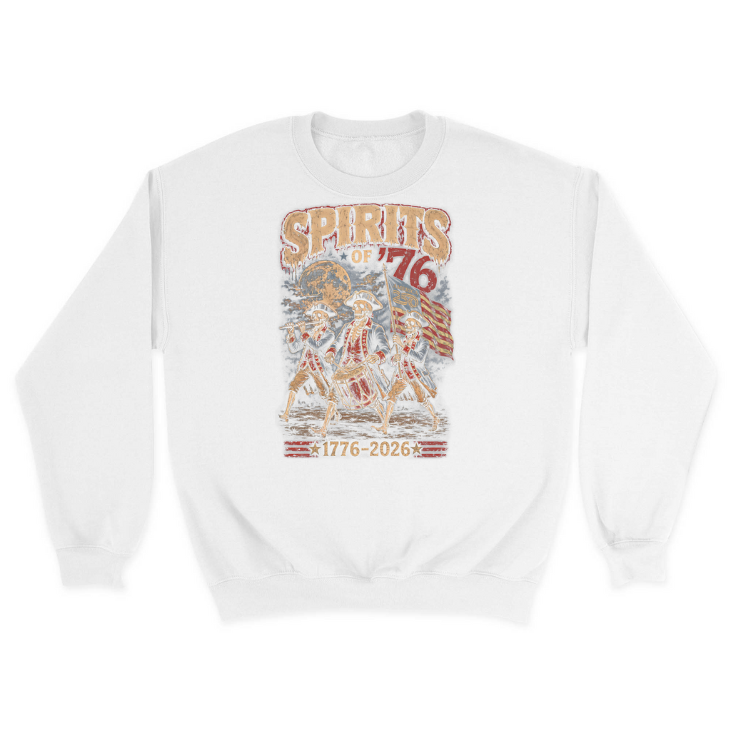 Unisex Small White Crewneck Sweatshirt