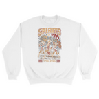 Unisex Small White Crewneck Sweatshirt