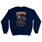 Unisex Small Navy Crewneck Sweatshirt