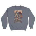Unisex Small Dark Ash Crewneck Sweatshirt