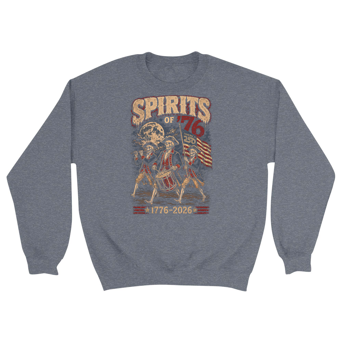 Unisex Small Dark Ash Crewneck Sweatshirt