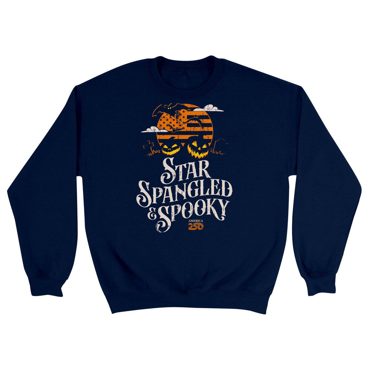 Unisex Small Navy Crewneck Sweatshirt