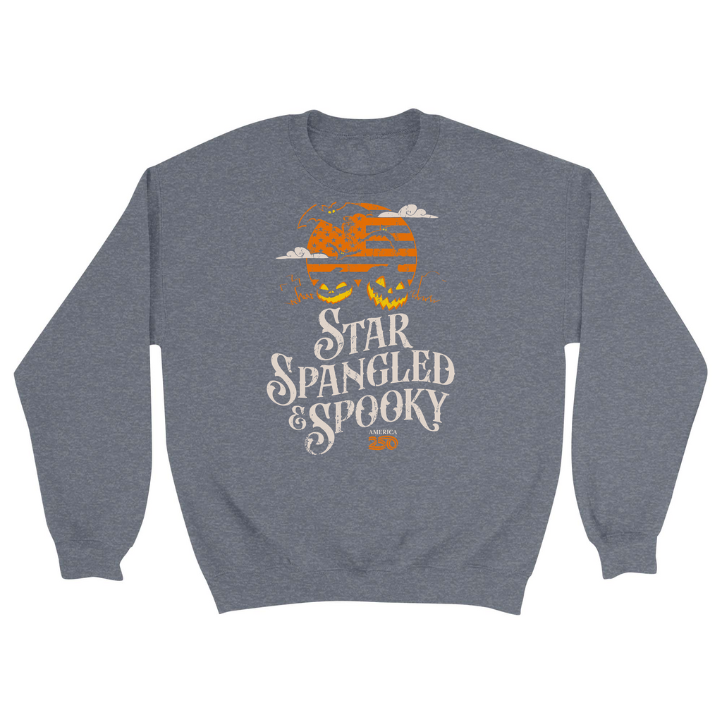 Unisex Small Dark Ash Crewneck Sweatshirt